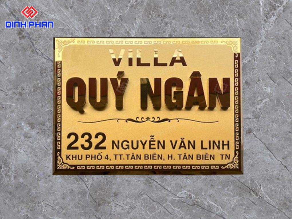 Biển số nhà đẹp