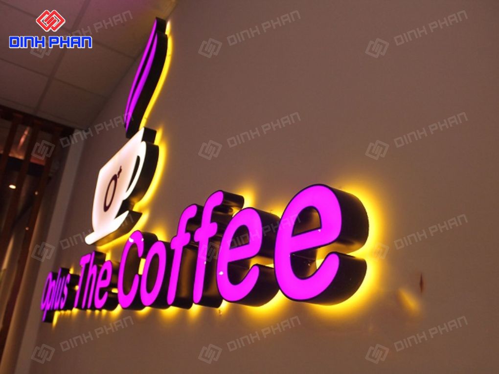 Chữ mica đèn led