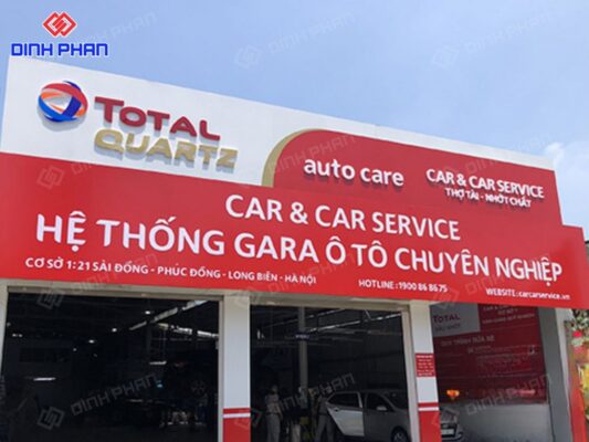Làm bảng alu dán decal