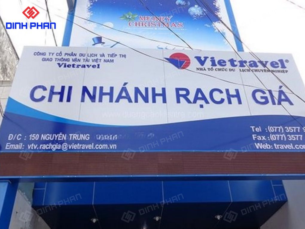 Làm bảng alu dán decal