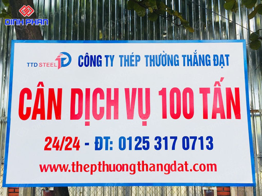 Làm bảng hiệu alu dán decal