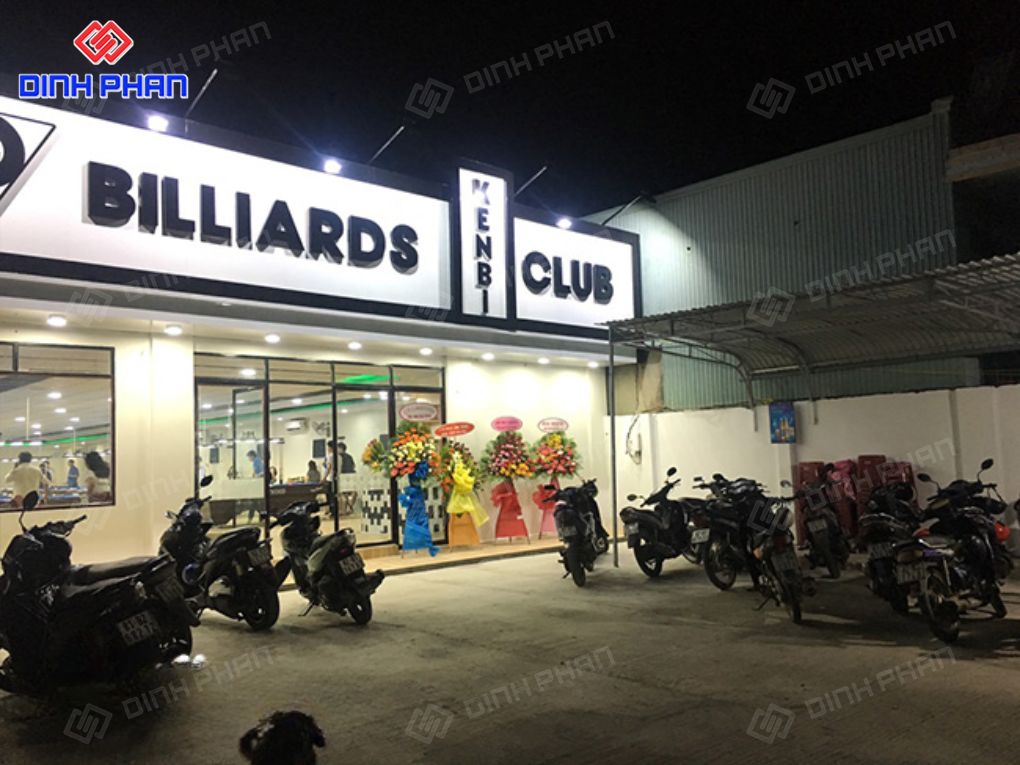 Làm bảng hiệu bida như thế nào để thu hút khách? Làm bảng hiệu bida