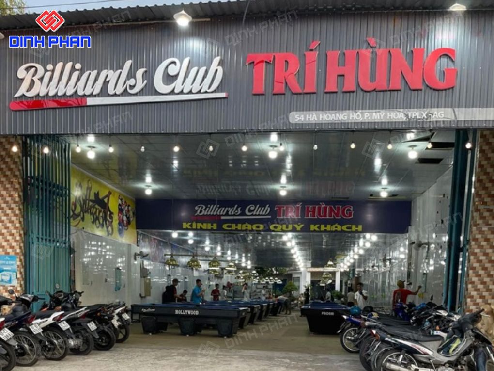 Làm bảng hiệu bida như thế nào để thu hút khách? Làm bảng hiệu bida