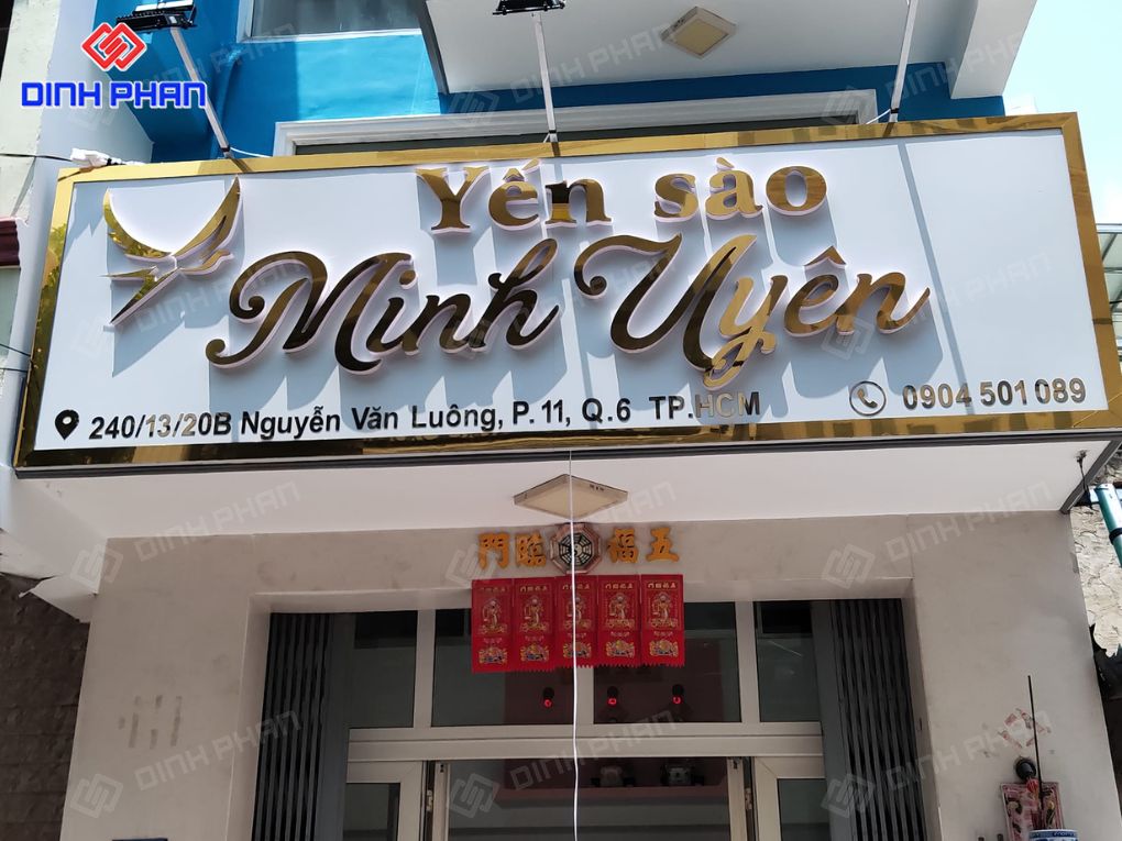 Làm bảng hiệu chữ nổi đèn LED