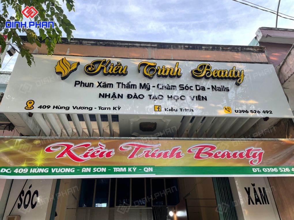 Làm bảng hiệu chữ nổi đèn LED