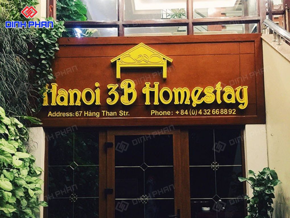 Làm bảng hiệu homestay