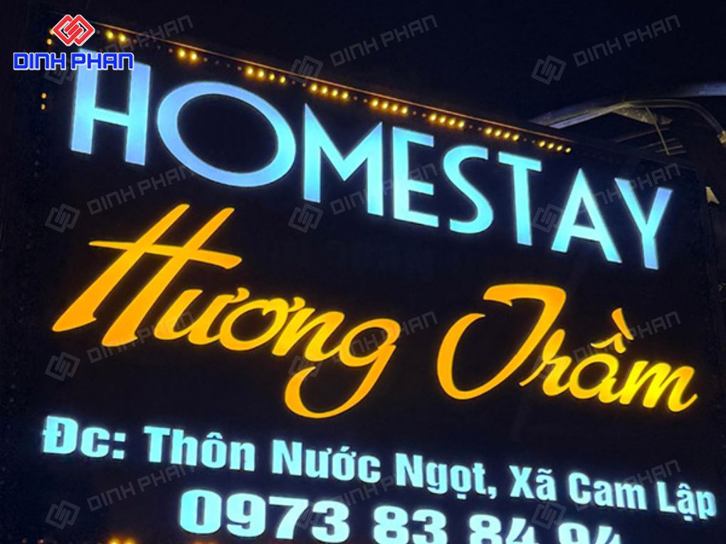 Làm bảng hiệu homestay