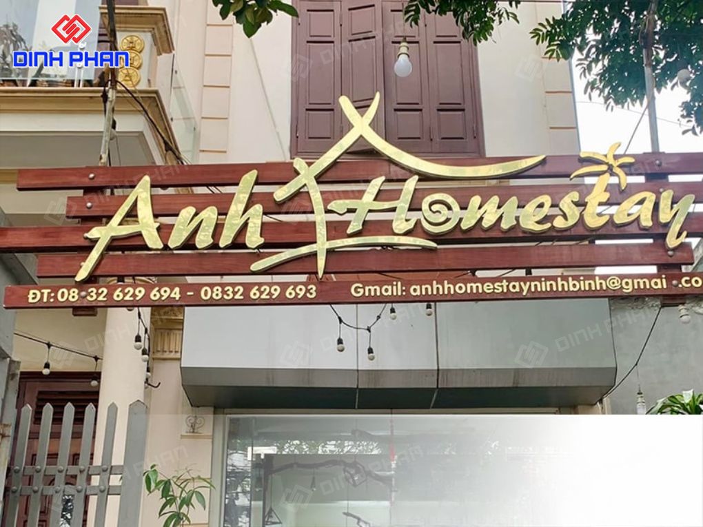 Làm bảng hiệu homestay
