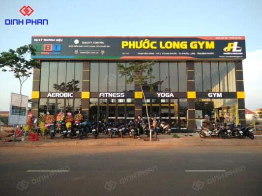Làm bảng hiệu phòng gym
