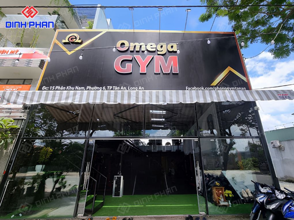 Làm bảng hiệu phòng gym