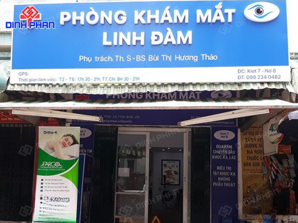 Làm bảng hiệu phòng khám