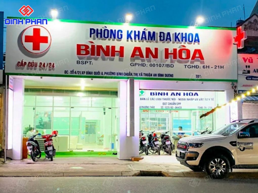 Làm bảng hiệu phòng khám