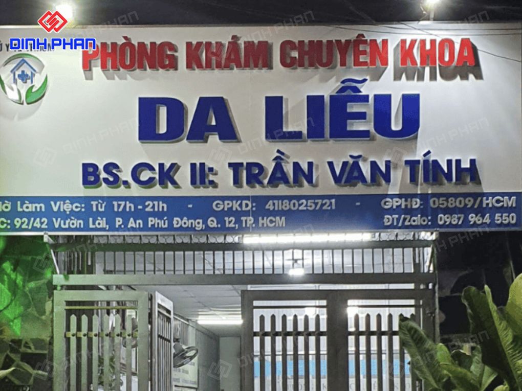 Làm bảng hiệu phòng khám