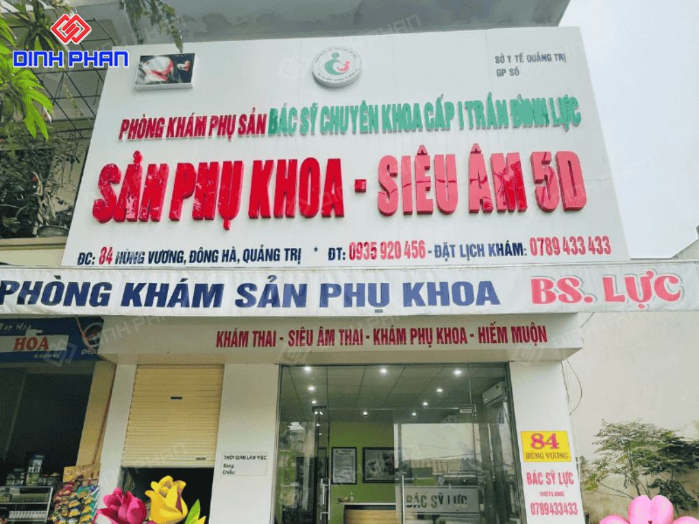 Làm bảng hiệu phòng khám