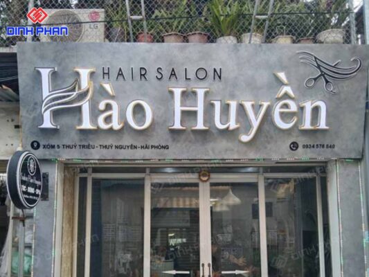 Làm bảng hiệu tiệm tóc