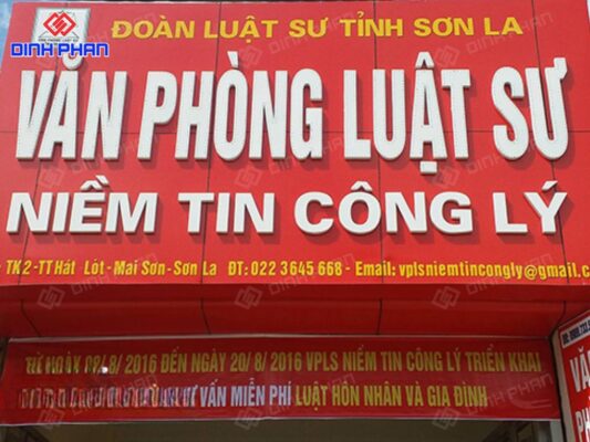 Làm bảng hiệu văn phòng luật sư