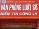 Thiết kế làm bảng hiệu văn phòng luật sư chuyên nghiệp