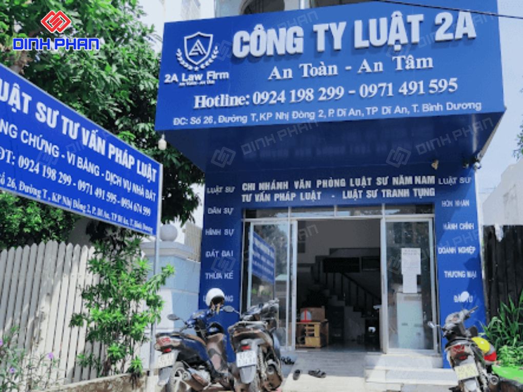 Làm bảng hiệu văn phòng luật sư