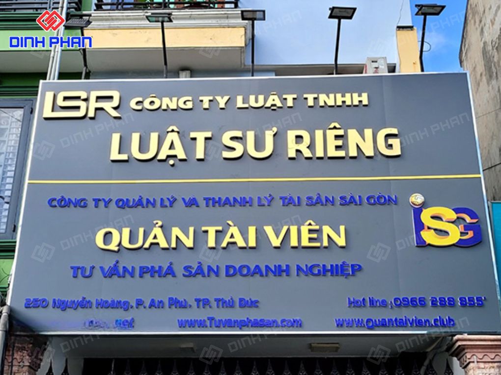 Làm bảng hiệu văn phòng luật sư
