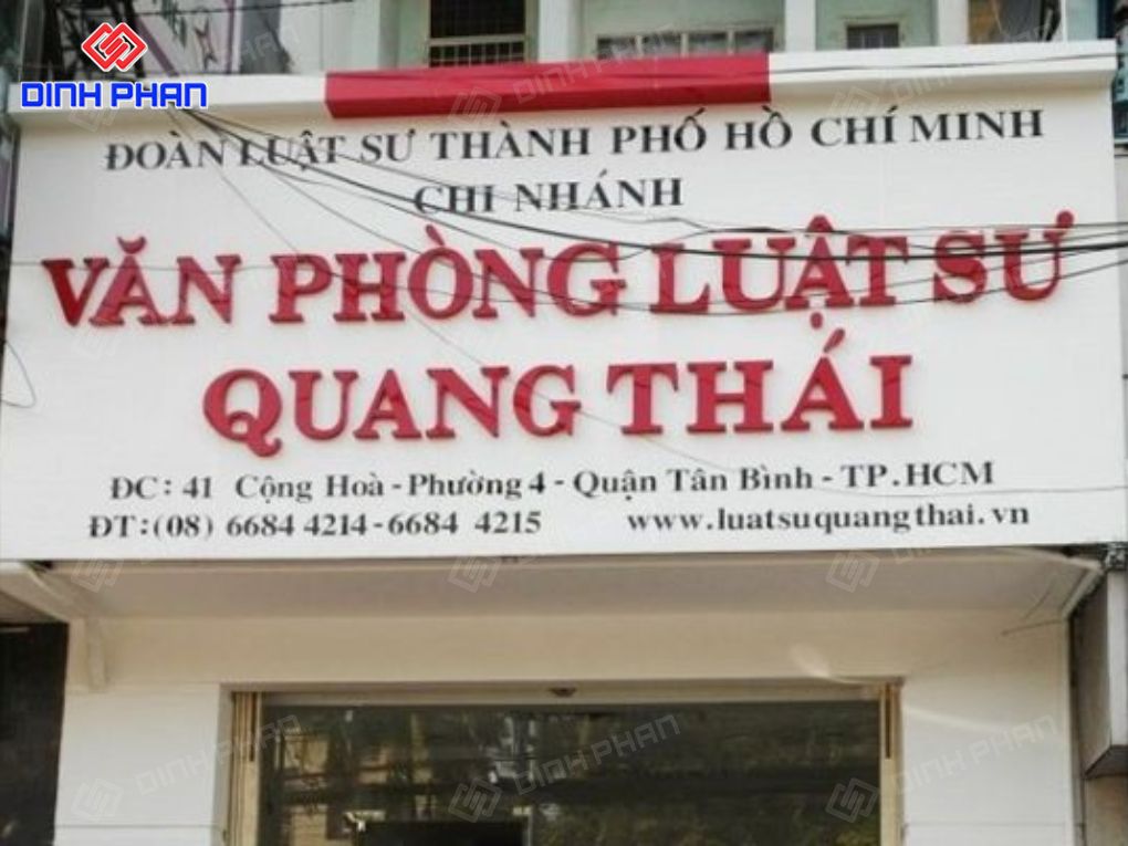 Làm bảng hiệu văn phòng luật sư