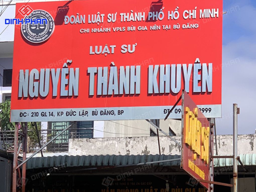 Làm bảng hiệu văn phòng luật sư