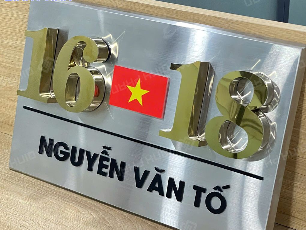 Làm biển số nhà