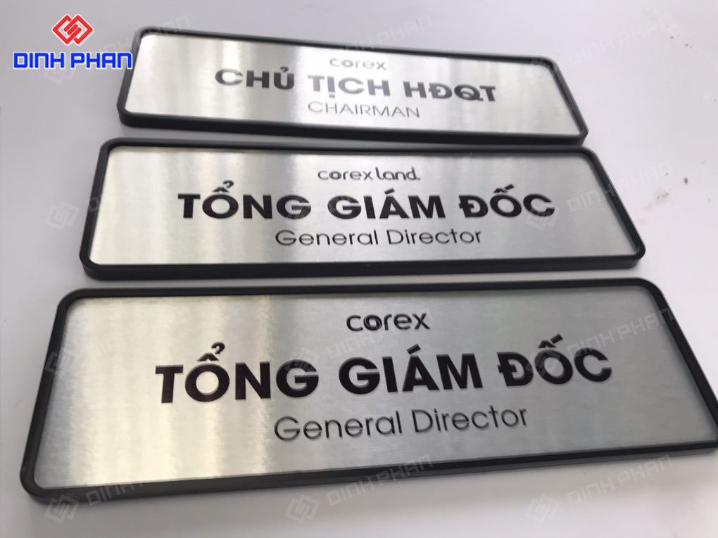 Làm biển tên phòng ban