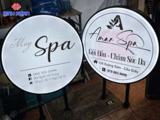 Làm biển vẫy hộp đèn