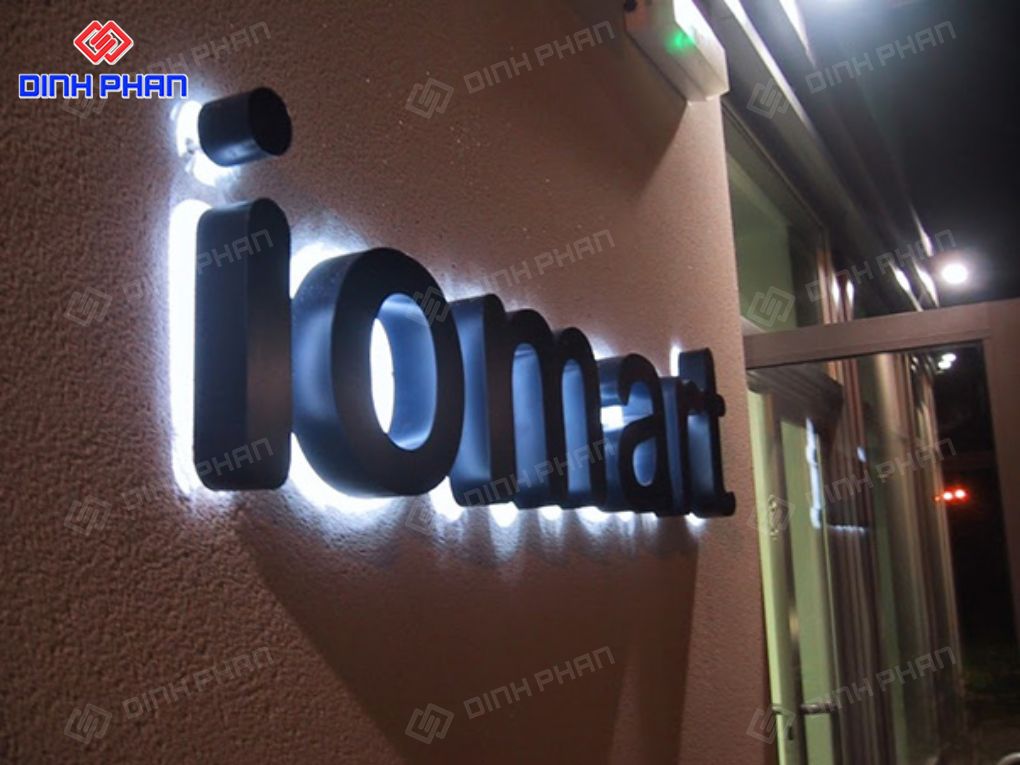 Làm chữ nổi mica đèn LED 