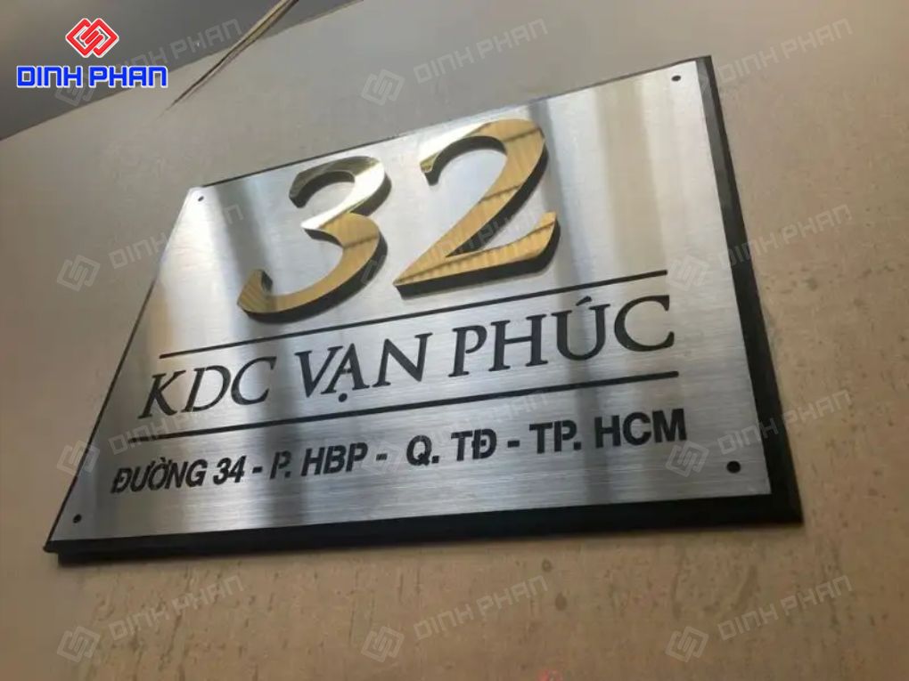 Số nhà inox