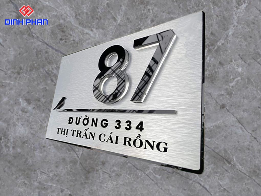 Số nhà inox