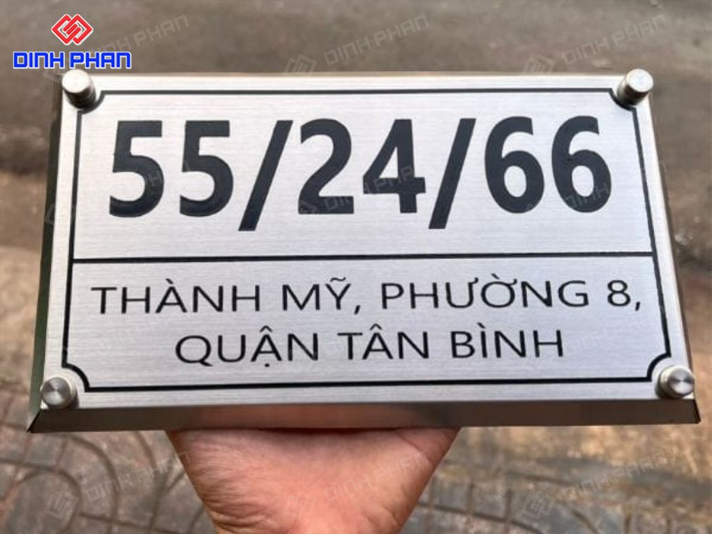 Số nhà inox