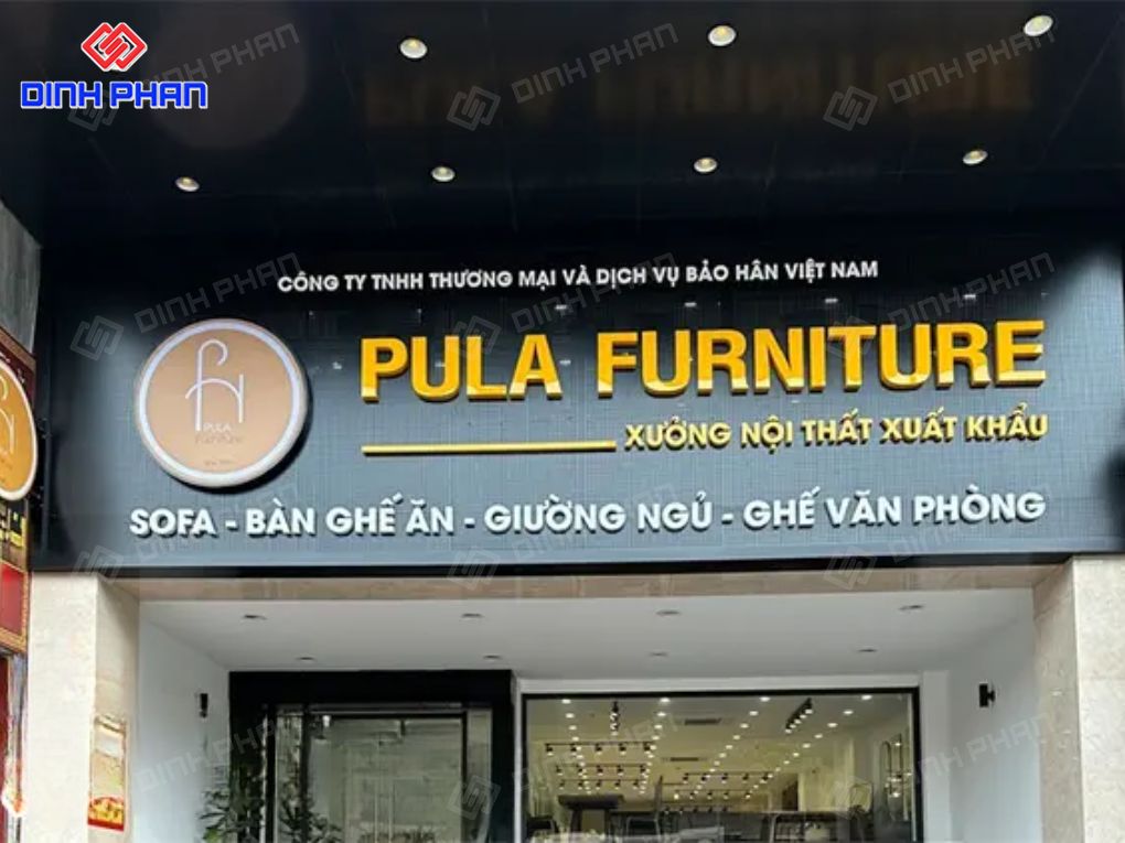 Bảng hiệu cửa hàng nội thất