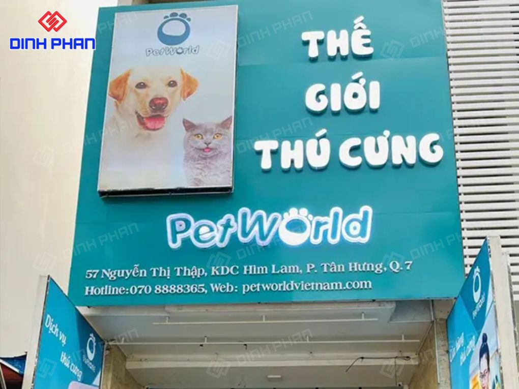 Làm bảng hiệu pet shop