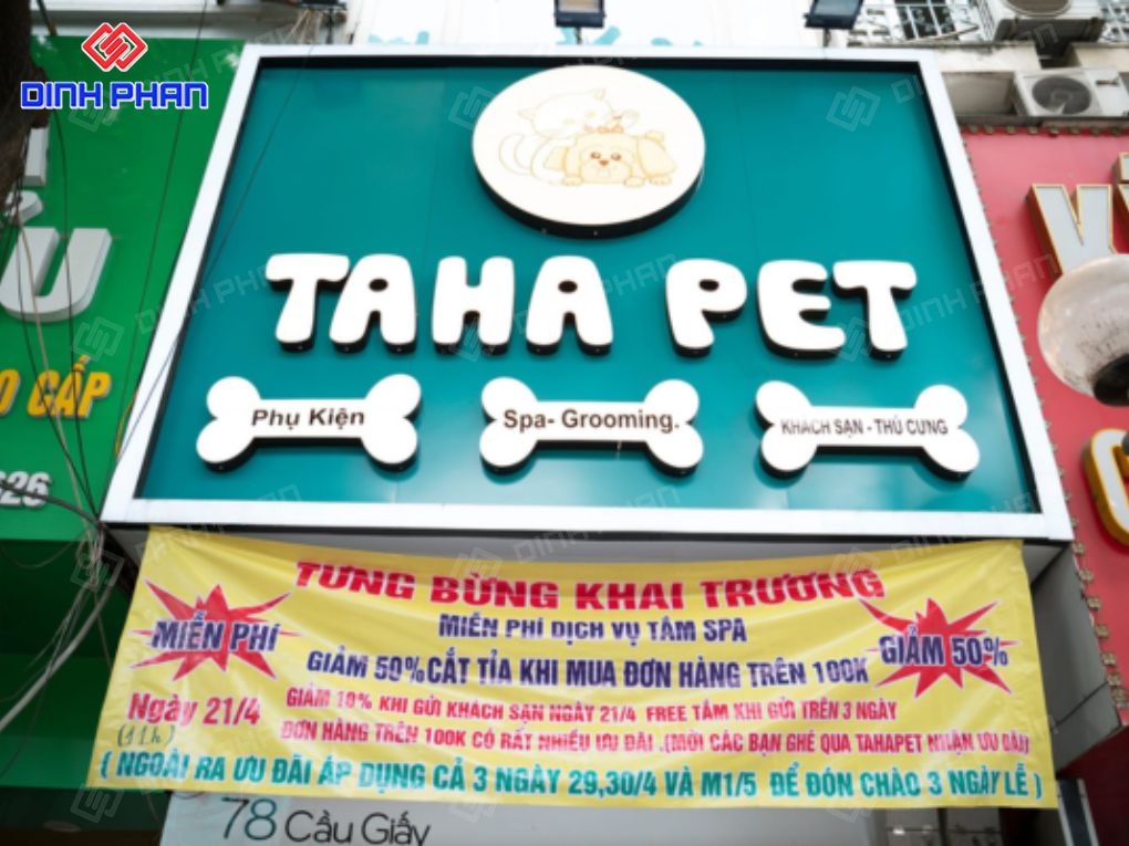Làm bảng hiệu pet shop