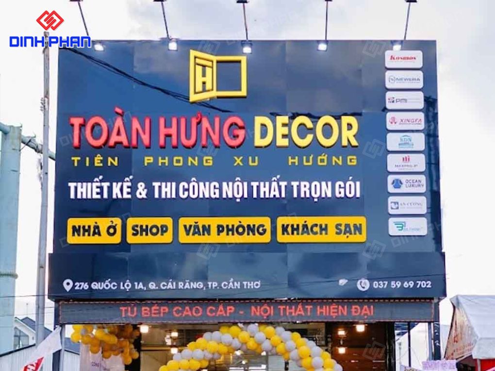 Bảng hiệu cửa hàng nội thất