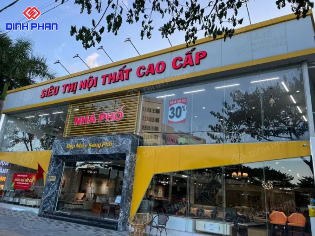Bảng hiệu cửa hàng nội thất