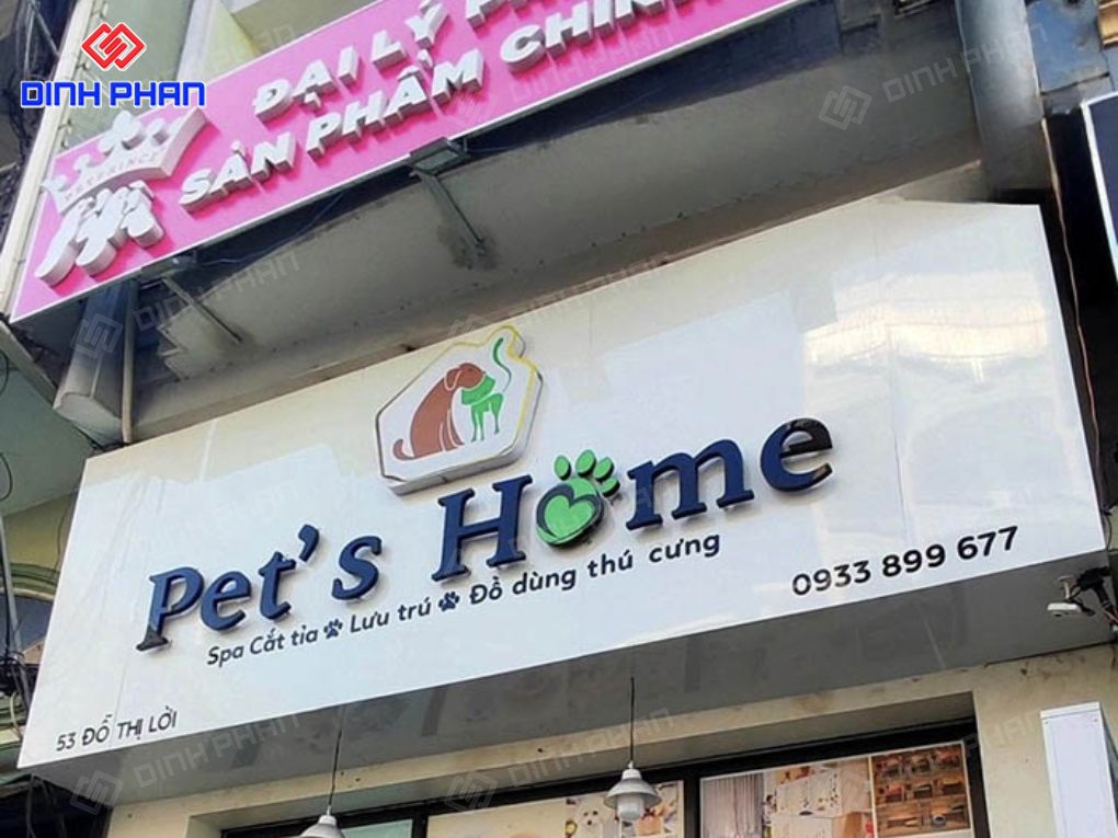 Làm bảng hiệu pet shop