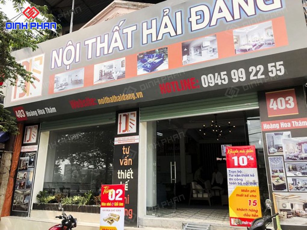 Bảng hiệu cửa hàng nội thất