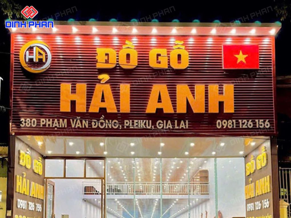 Bảng hiệu cửa hàng nội thất