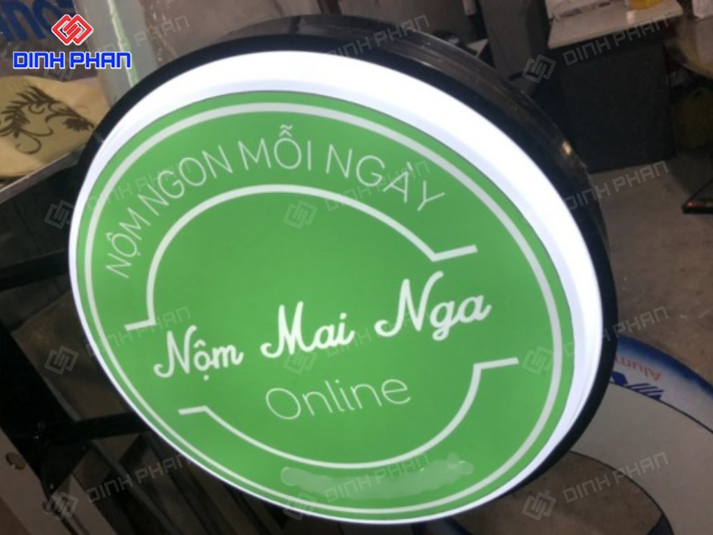 30+ mẫu bảng hiệu hộp đèn đẹp thu hút khách hàng Bảng hiệu hộp đèn đẹp
