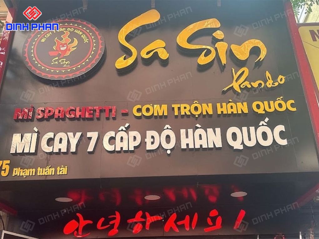 50+ mẫu bảng hiệu quán mì cay đẹp, thu hút Bảng hiệu quán mì cay