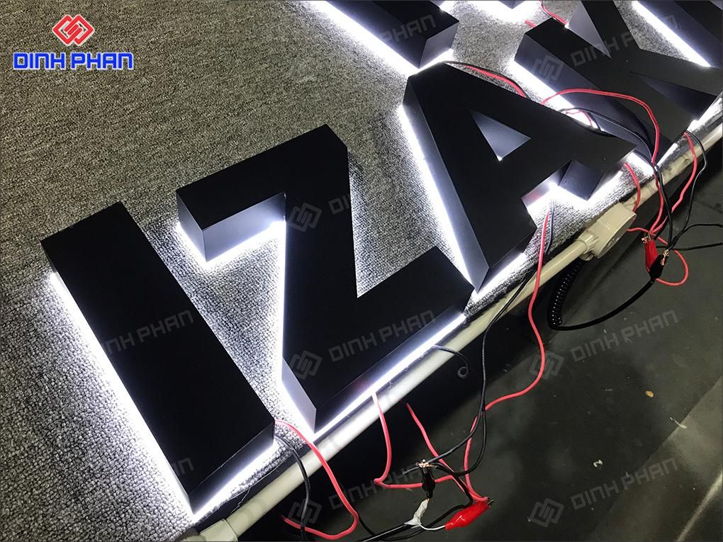 Chữ inox đen
