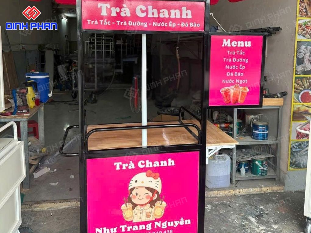 Làm bảng hiệu cafe take away