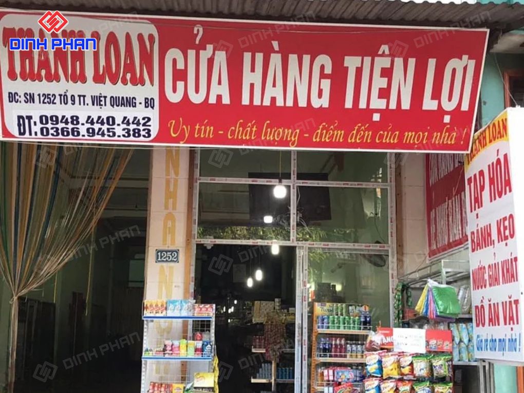 Làm bảng hiệu cửa hàng đẹp, thi công trọn gói Làm bảng hiệu cửa hàng