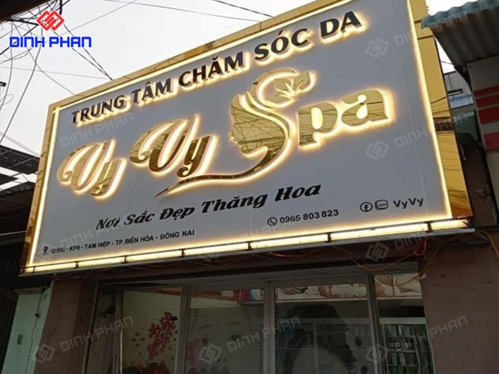 Kinh nghiệm làm bảng hiệu đèn led đẹp Làm bảng hiệu đèn led