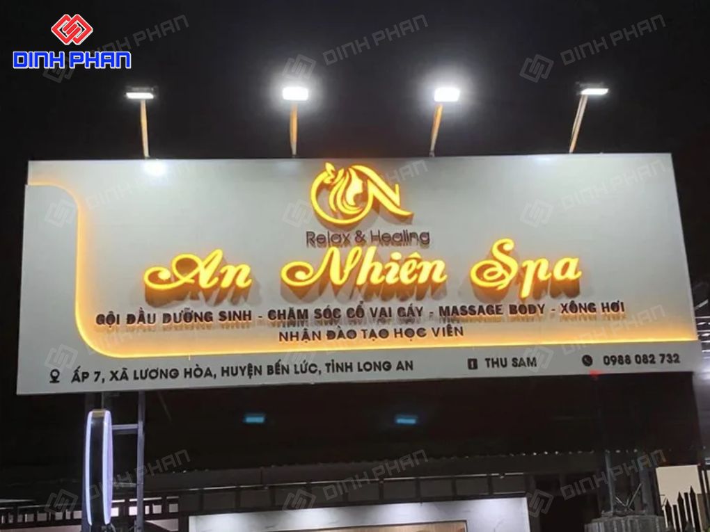 Kinh nghiệm làm bảng hiệu đèn led đẹp Làm bảng hiệu đèn led