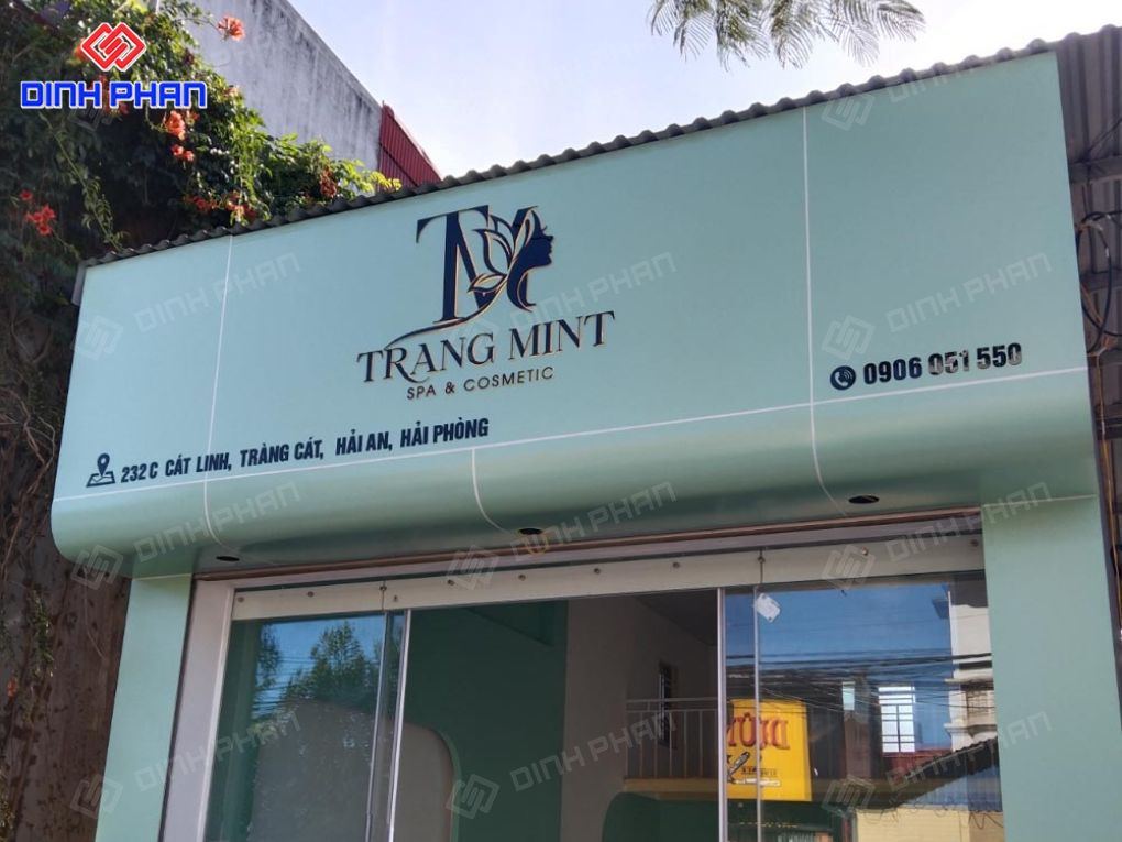 Làm bảng hiệu mỹ phẩm BMT đẹp, giá rẻ Làm bảng hiệu mỹ phẩm