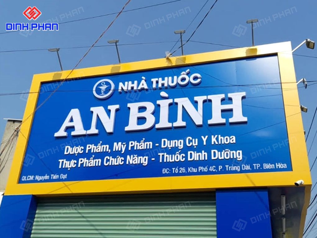 Làm bảng hiệu nhà thuốc BMT chuyên nghiệp, giá tốt Làm bảng hiệu nhà thuốc