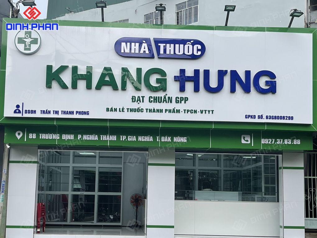 Làm bảng hiệu nhà thuốc BMT chuyên nghiệp, giá tốt Làm bảng hiệu nhà thuốc